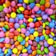 Brightly colored candy