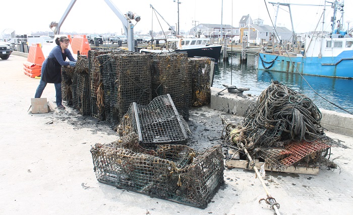 Derelict lobster pots. (© Center for Coastal Studies 2017)