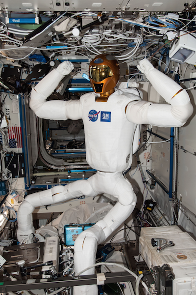 Real-life robots, like NASA's Robonaut 2 pictured here, are needed to help us explore space. (NASA)
