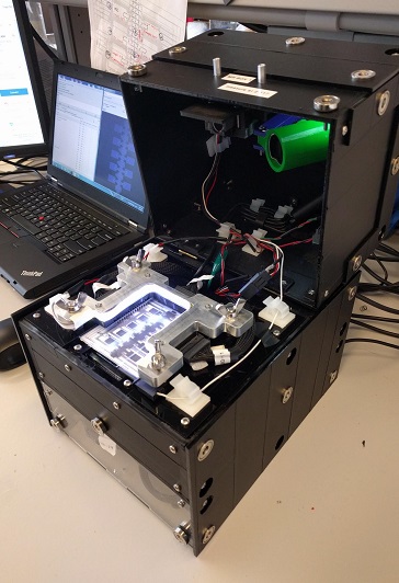 The lab-on-a-chip platform. (Wheeler Lab)