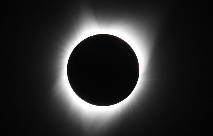 2017 total solar eclipse photographed from Warm Springs, Oregon. (Susanne Bard)