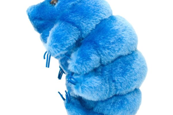 Plush stuffed blue water bear