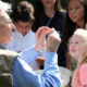 Biologist E.O. Wilson with children